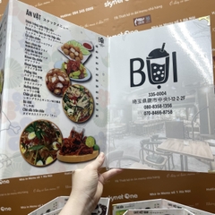 Menu cafe