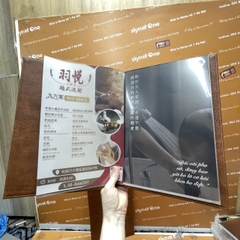 Menu tiệm spa
