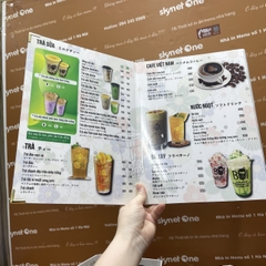 Menu cafe