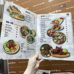 Menu cafe