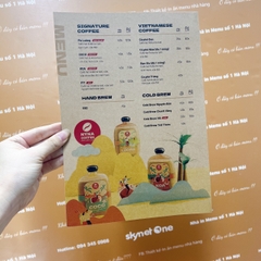 menu cầm tay