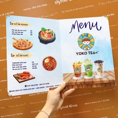 menu gập