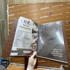 Menu tiệm spa