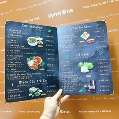 Menu nhà hàng