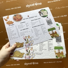 menu quán ăn vặt