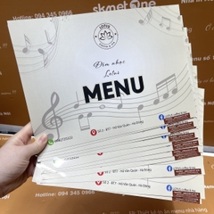 Menu quán nước