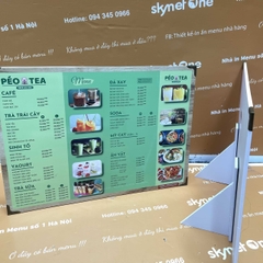 menu trà sữa