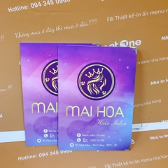 Menu spa