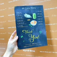 Menu nhà hàng