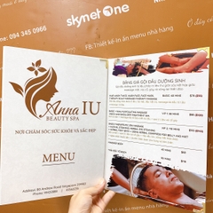 menu gập