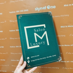 menu spa