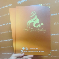 Menu spa