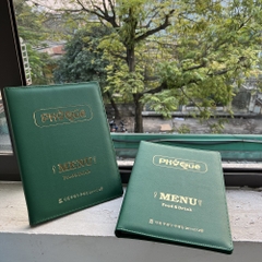 Menu nhà hàng Âu