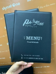 Menu nhà hàng Âu