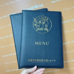 Menu nhà hàng Âu