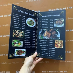 Menu quán nhậu