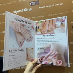 Menu tiệm nails