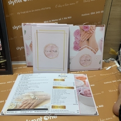 Menu tiệm nails