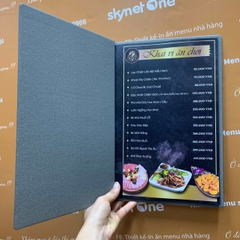 Menu nhà hàng