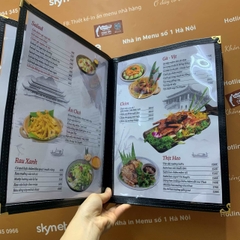 Menu nhà hàng
