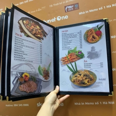 Menu nhà hàng