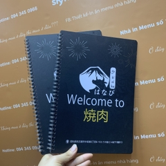 Menu nhựa