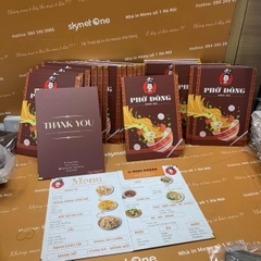 Menu nhà hàng