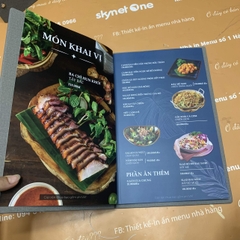 Menu nhà hàng