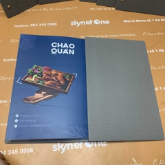 Menu nhà hàng