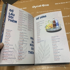 Menu nhà hàng