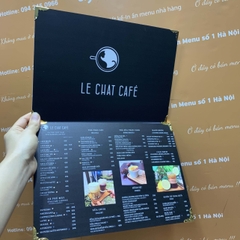 Menu quán cafe