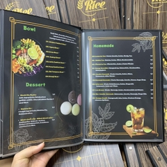 menu gỗ