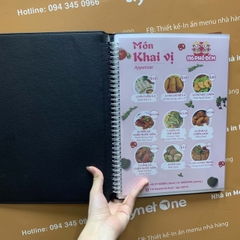 Menu nhà hàng
