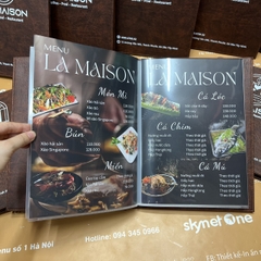 Menu bìa da