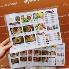 Menu quán ăn