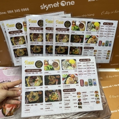Menu quán ăn