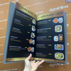 Menu  nhà hàng