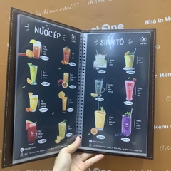 Menu nhà hàng
