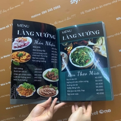 menu nhà hàng