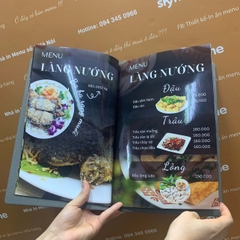menu nhà hàng
