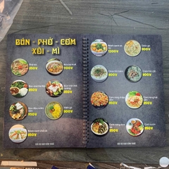 Menu nhà hàng