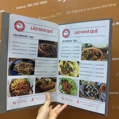 Menu nhà hàng