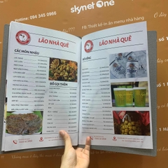 Menu nhà hàng