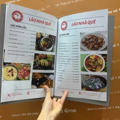 Menu nhà hàng