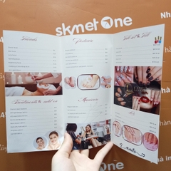 Menu tiệm nails