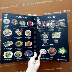 Menu quán ăn
