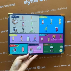 Menu quán nước
