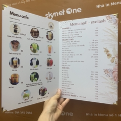 Menu tiệm nails