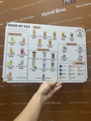 Menu quán cafe