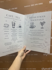 Menu giấy